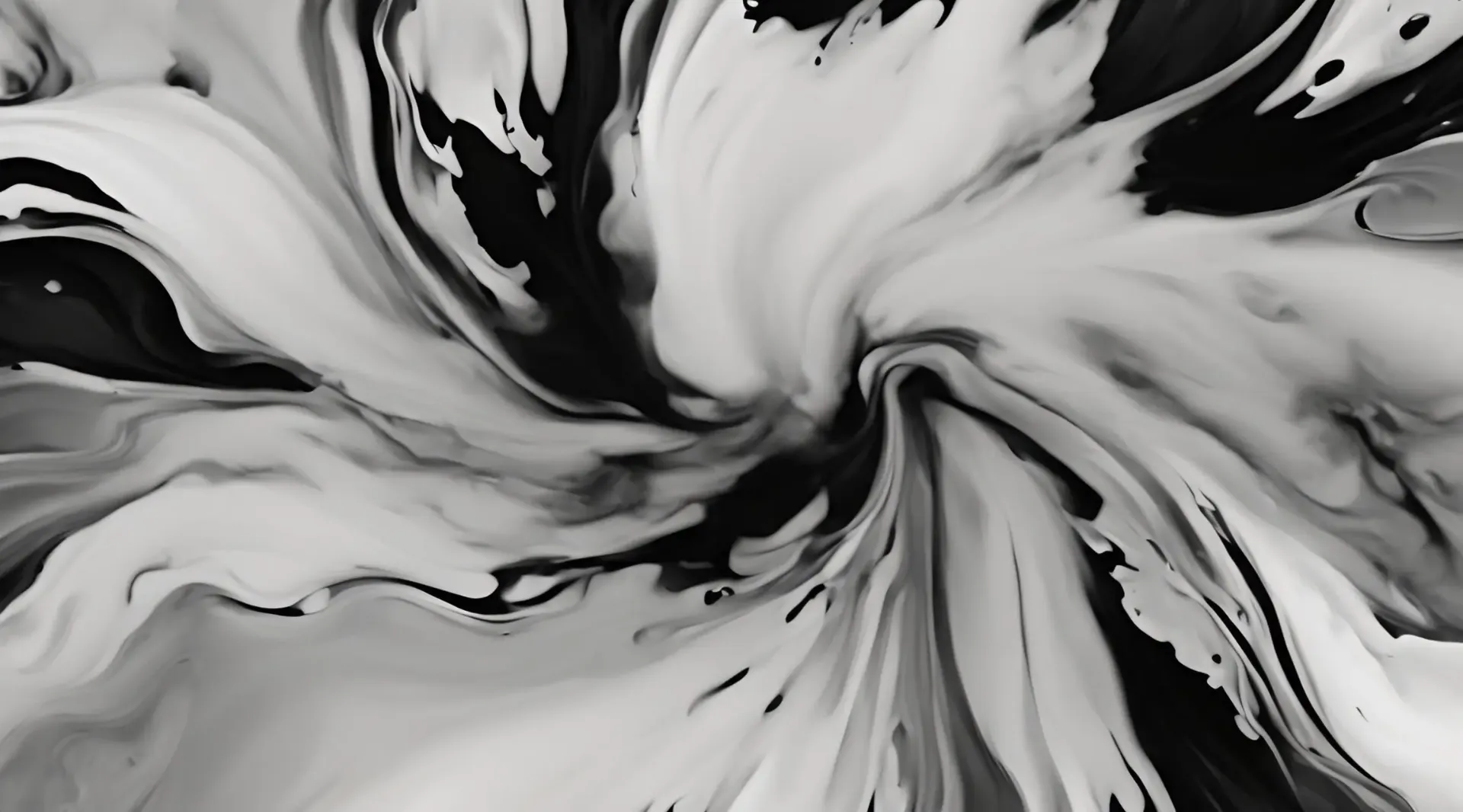 Black and White Swirling Essence High-Quality Video Clip